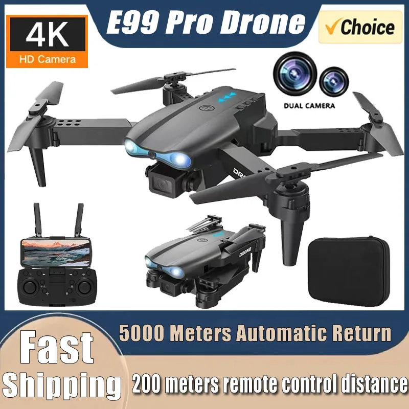 New E99Pro RC Drone 4K Profess - Drone Camera Wide Angle 评论和价格