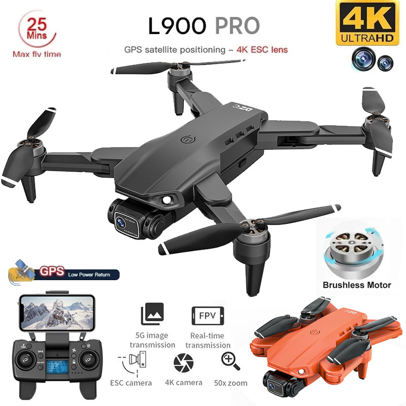 L900 Pro GPS Drone 4K Professi - Drone Camera Wide Angle 评论和价格