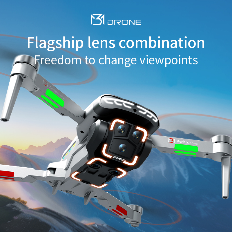 M3 Professional Drone 4K HD Ae - Drone Camera With Gimbal 评论和价格