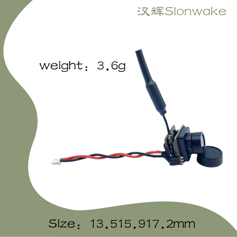 Slonwake 5.8G 48CH 25mW FPV VT - Drone Camera Wide Angle 评论和价格