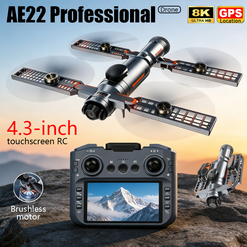 Upgraded AE22 PRO MAX Foldable - Drone Camera Waterproof 评论和价格
