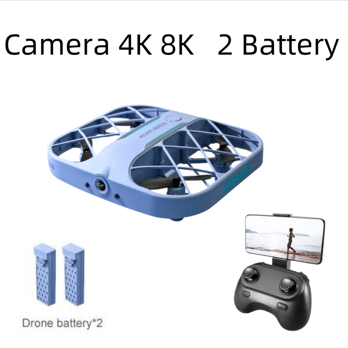 JJRC H107 FPV RC Drone with 2  - Drone Camera Hd 评论和价格